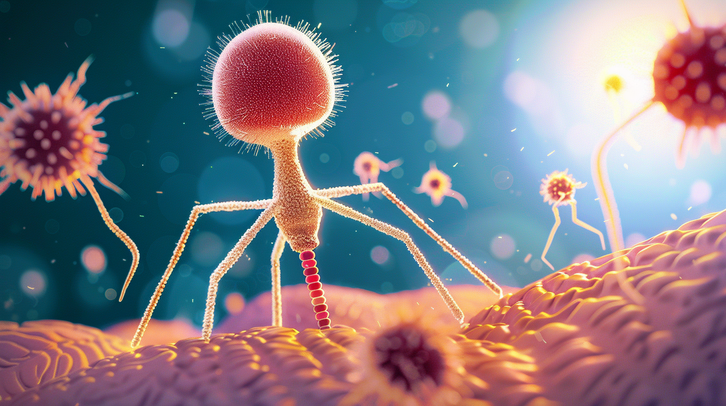 How long does treatment with bacteriophages last?