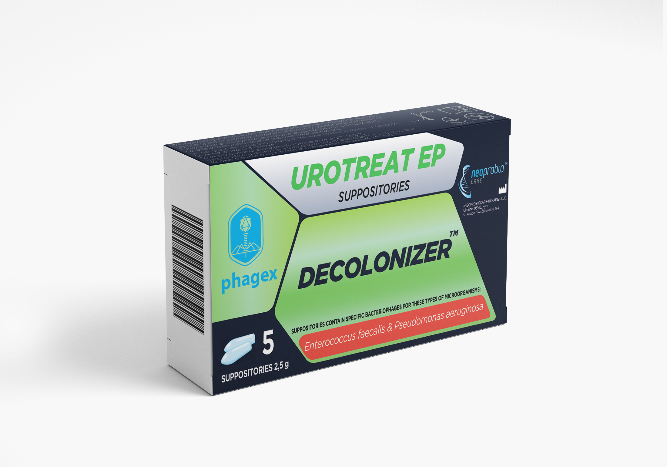 Супозиторії Деколонайзер™ уротріт EP